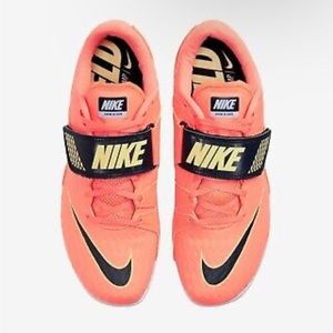 Pink Nike High Jump Shoes (M: 6.5, W: 8)